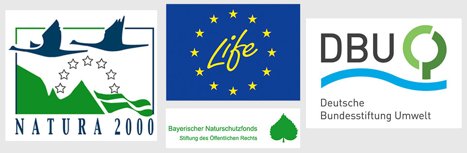 Logos der finanzierenden Einrichtungen.