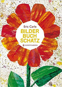 Gemaltes Titelbild vom Buch, auf der eine Collage einer großen roten Blume abgebildet ist.