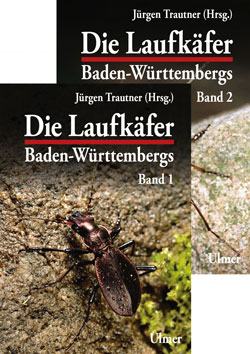 : Zu sehen sind die beiden Titelbilder mit jeweils einem Laufkäfer in Großaufnahme.