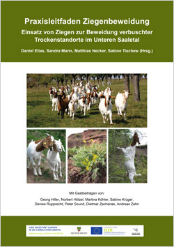 Auf dem Titelbild sind mehrere Fotos von Ziegen zu sehen.
