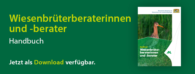 Titelseite vom Handbuch Wiesenbrüterberaterinnen und Berater