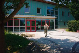 Entrance of the administration building of the ANL