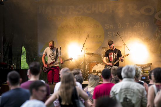 Tobias Regner Band auf der Bühne.