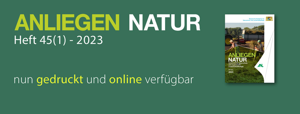 Titelbild von ANLiegen Natur Heft 45/1