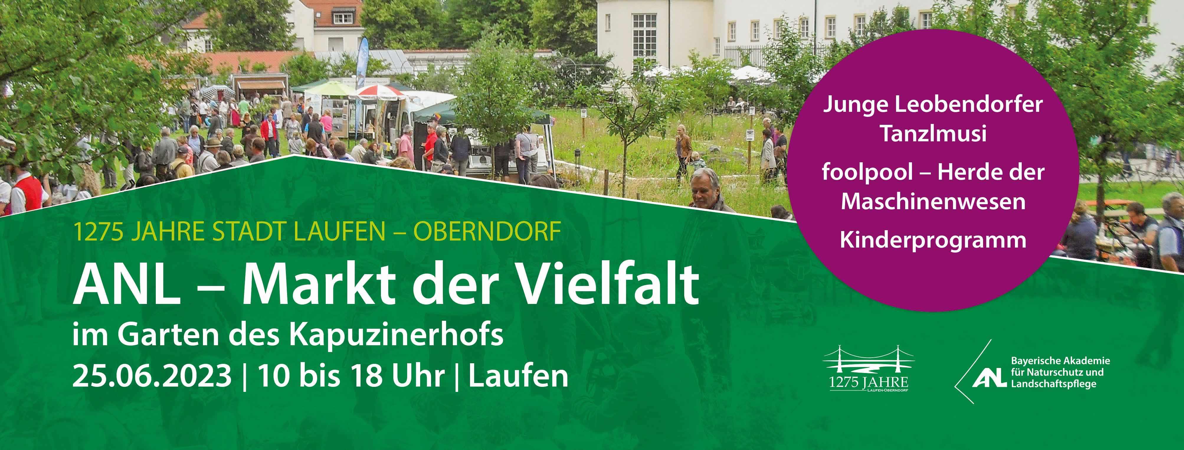 Titelbild des Flyers zum Markt der Vielfalt