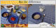 Postkarte, auf der zwei verschiedene Arten von Frühstück abgebildet sind