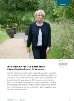 Titelbild des Interviews in ANLiegen Natur.