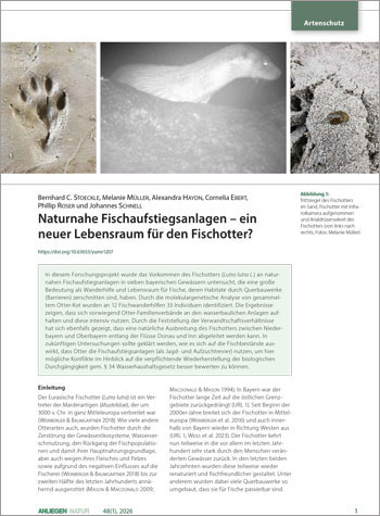 Titelbild des Artikels in Anliegen Natur.