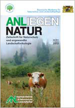 Titelblatt Anliegen Natur 35 (Rind auf Almweide)