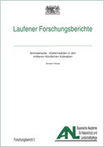 Titelblatt Laufener Forschungsbericht Band 3 (Grüne und schwarze Schrift auf weißem Hintergrund)