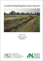 Titelblatt LPK II 10 Gräben (Graben, rechts und links Böschungen, dahinter ein Weg)