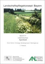 Titelblatt LPK 11 Teilband 1 Agrotope (Wiese, dazwischen Büsche und Gräser)