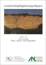 Titelblatt LPK 14 Kies-, Sand- und Tongruben (Kiesgrube, davor Büsche)