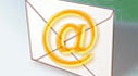 Briefumschlag mit einem 'at'-Zeichen drauf