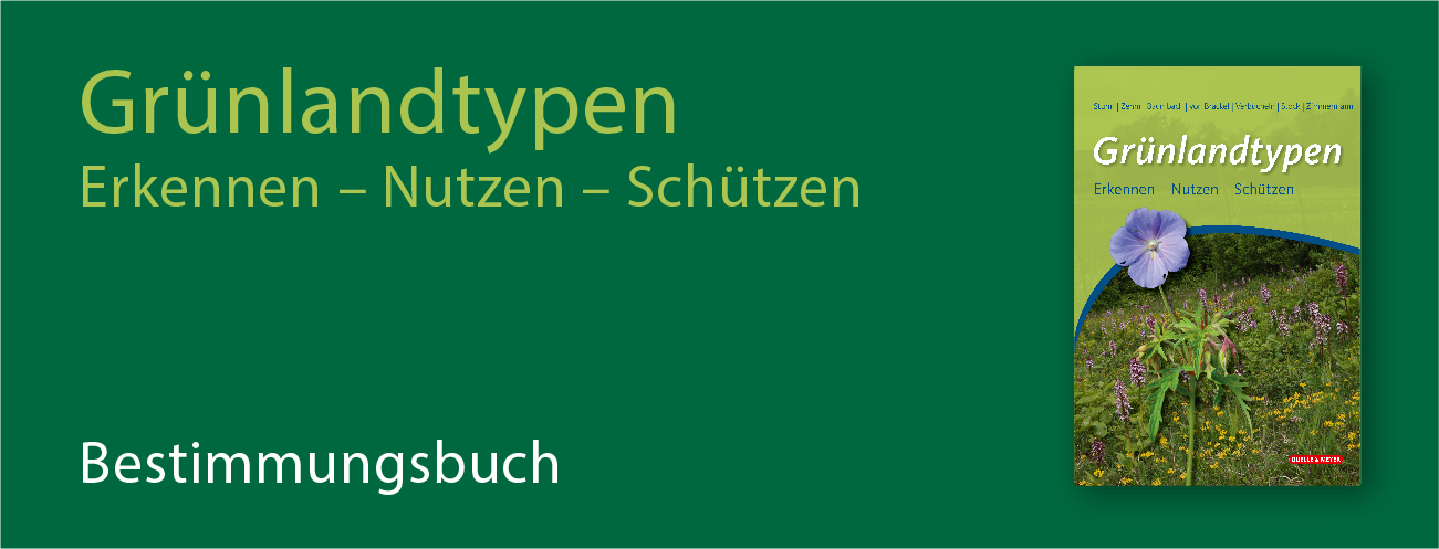 Titelseite des Buches Grünlandtypen