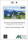Briefmarke mit Schloss Neuschwanstein und Umgebung
