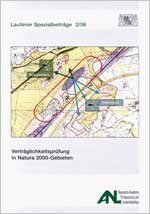 Titelblatt Laufener Spezialbeiträge 2/2006 (Karte Natura 2000-Gebiet)
