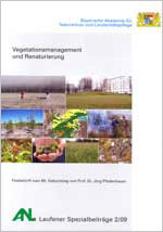 Titelblatt Laufener Spezialbeiträge 2/2009 (verschiedene Bilder über Vegetation)