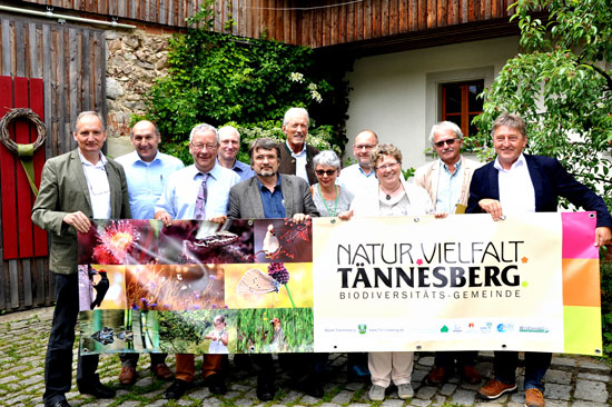 Gruppenbild der Referenten mit ANL-Direktor Dieter Pasch.