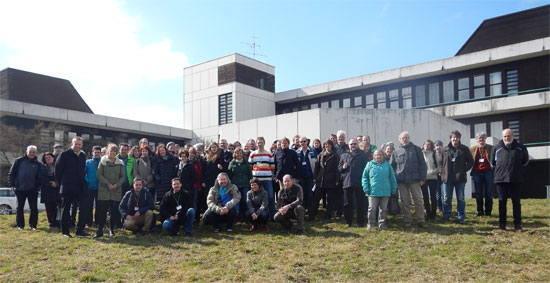 Gruppenfoto der Teilnehmer der Fachtung Muschelschutz in Bayern. 